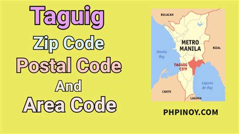 postal code of north signal village taguig city|Taguig Zip Code.